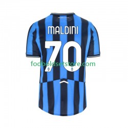 Atalanta Trøje Daniel Maldini 70 Hjemmebane 2025-2026 Kort ærmer ,Mænd