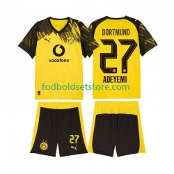 Borussia Dortmund Trøje Karim Adeyemi 27 Hjemmebane 2025-2026 Kort ærmer ,Børn Fodboldsæt