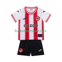 Trøje Brentford Hjemmebane 2025-2026 Kort ærmer ,Børn Fodboldsæt Trøje Brentford Hjemmebane 2025-2026 Kort ærmer ,Børn Fodboldsæt
