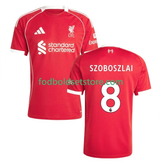 Liverpool Trøje Dominik Szoboszlai 8 Hjemmebane 2025-2026 Kort ærmer ,Mænd