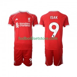 Liverpool Trøje ISAK 9 Hjemmebane 2025-2026 Kort ærmer ,Børn Fodboldsæt