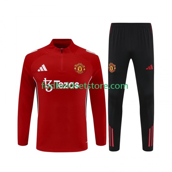 Manchester United Rød Sweatshirt Dragt 2025-2026