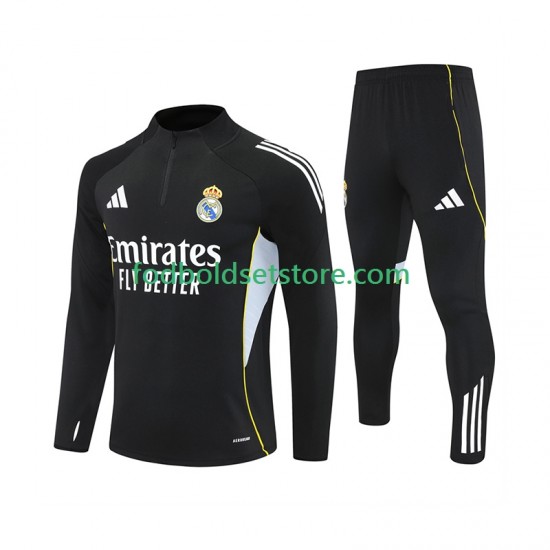 Real Madrid Sort Sweatshirt Dragt 2025-2026