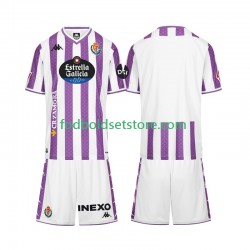 Real Valladolid Trøje Hjemmebane 2025-2026 Kort ærmer ,Børn Fodboldsæt
