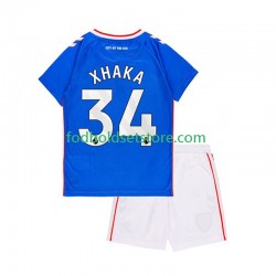 Trøje Sunderland Granit Xhaka 34 Udebane 2025-2026 Kort ærmer ,Børn Fodboldsæt Trøje Sunderland Granit Xhaka 34 Udebane 2025-2026 Kort ærmer ,Børn Fodboldsæt