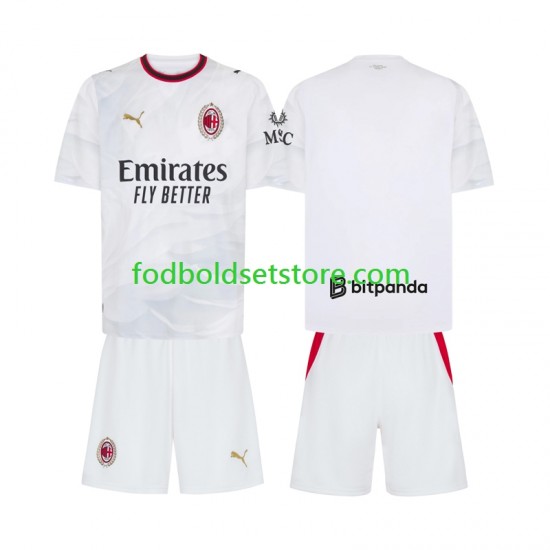 AC Milan Trøje Udebane 2026-2027 Kort ærmer ,Børn Fodboldsæt