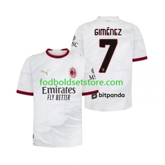AC Milan Trøje Gimenez 7 Udebane 2026-2027 Kort ærmer ,Mænd