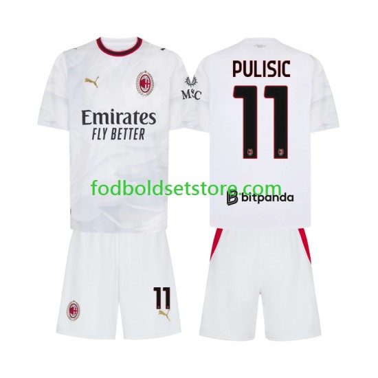 AC Milan Trøje Pulisic 11 Udebane 2026-2027 Kort ærmer ,Børn Fodboldsæt AC Milan Trøje Pulisic 11 Udebane 2026-2027 Kort ærmer ,Børn Fodboldsæt
