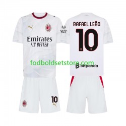 AC Milan Trøje Rafael Leao 10 Udebane 2026-2027 Kort ærmer ,Børn Fodboldsæt