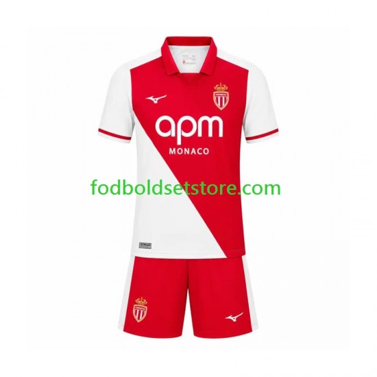 AS Monaco Trøje Hjemmebane 2026-2027 Kort ærmer ,Børn Fodboldsæt AS Monaco Trøje Hjemmebane 2026-2027 Kort ærmer ,Børn Fodboldsæt