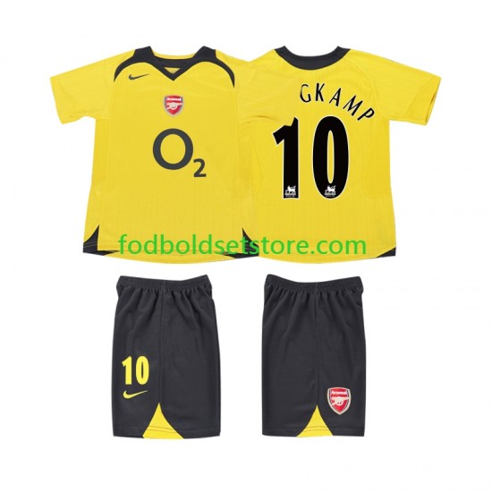 Arsenal Trøje BERGKAMP 10 2005 Retro Udebane 2006 Kort ærmer ,Børn Fodboldsæt Arsenal Trøje BERGKAMP 10 2005 Retro Udebane 2006 Kort ærmer ,Børn Fodboldsæt