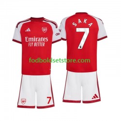 Arsenal Trøje Bukayo Saka 7 Hjemmebane 2026-2027 Kort ærmer ,Børn Fodboldsæt
