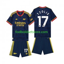 Arsenal Trøje Christos Tzolis 17 Udebane 2026-2027 Kort ærmer ,Børn Fodboldsæt