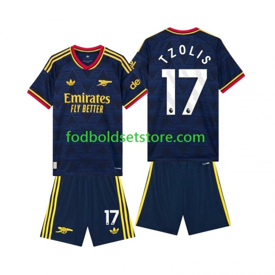 Arsenal Trøje Christos Tzolis 17 Udebane 2026-2027 Kort ærmer ,Børn Fodboldsæt