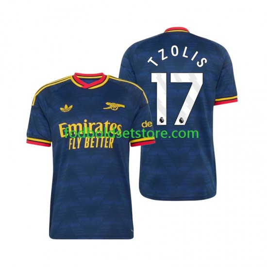 Arsenal Trøje Christos Tzolis 17 Udebane 2026-2027 Kort ærmer ,Mænd Arsenal Trøje Christos Tzolis 17 Udebane 2026-2027 Kort ærmer ,Mænd