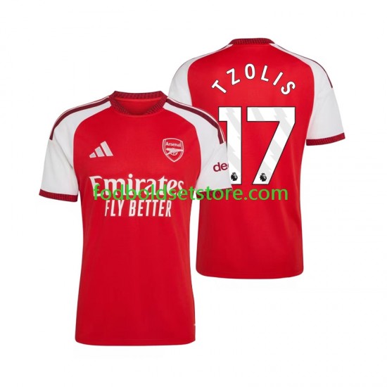 Arsenal Trøje Christos Tzolis 17 Hjemmebane 2026-2027 Kort ærmer ,Mænd Arsenal Trøje Christos Tzolis 17 Hjemmebane 2026-2027 Kort ærmer ,Mænd