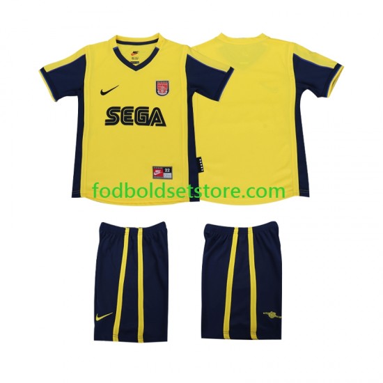 Arsenal Trøje 2000 2001 Retro Udebane Kort ærmer ,Børn Fodboldsæt Arsenal Trøje 2000 2001 Retro Udebane Kort ærmer ,Børn Fodboldsæt