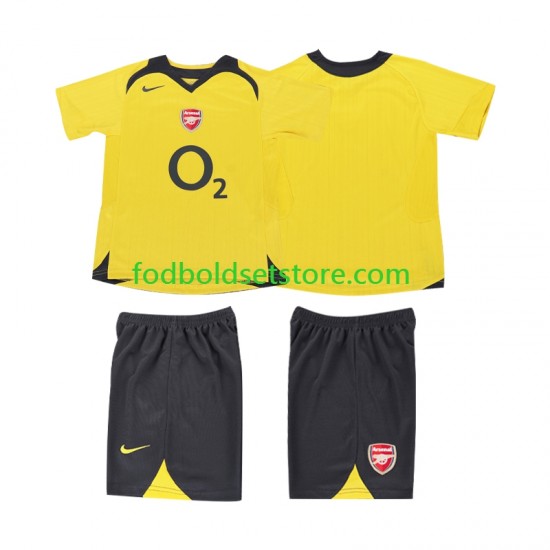 Arsenal Trøje 2005 Retro Udebane 2006 Kort ærmer ,Børn Fodboldsæt