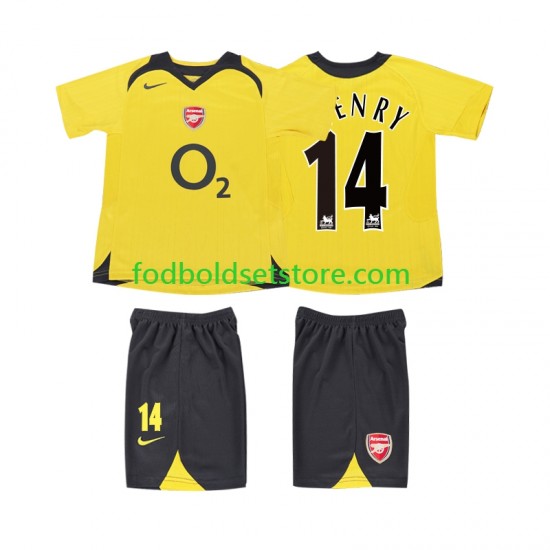Arsenal Trøje Thierry Henry 14 2005 Retro Udebane 2006 Kort ærmer ,Børn Fodboldsæt