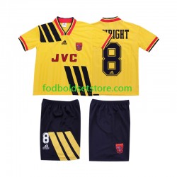 Arsenal Trøje WRIGHT 8 1993 Retro Udebane 1994 Kort ærmer ,Børn Fodboldsæt