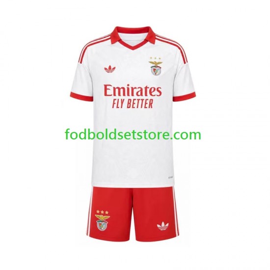 Benfica Trøje Udebane 2026-2027 Kort ærmer ,Børn Fodboldsæt