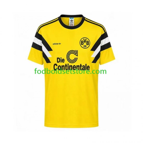 Borussia Dortmund Trøje 1989 Retro Hjemmebane Kort ærmer ,Mænd