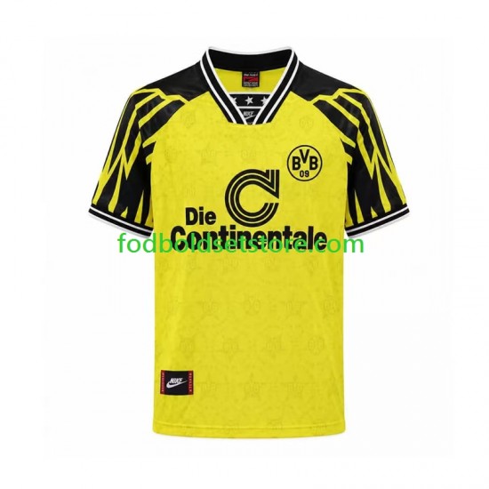Borussia Dortmund Trøje Retro Hjemmebane 1994 Kort ærmer ,Mænd Borussia Dortmund Trøje Retro Hjemmebane 1994 Kort ærmer ,Mænd