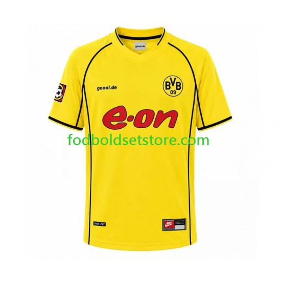 Borussia Dortmund Trøje Retro Hjemmebane 2002 Kort ærmer ,Mænd