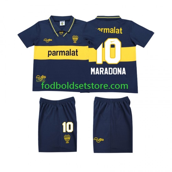 CA Boca Juniors Trøje MARADONA 10 1993 1995 Retro Hjemmebane Kort ærmer ,Børn Fodboldsæt CA Boca Juniors Trøje MARADONA 10 1993 1995 Retro Hjemmebane Kort ærmer ,Børn Fodboldsæt