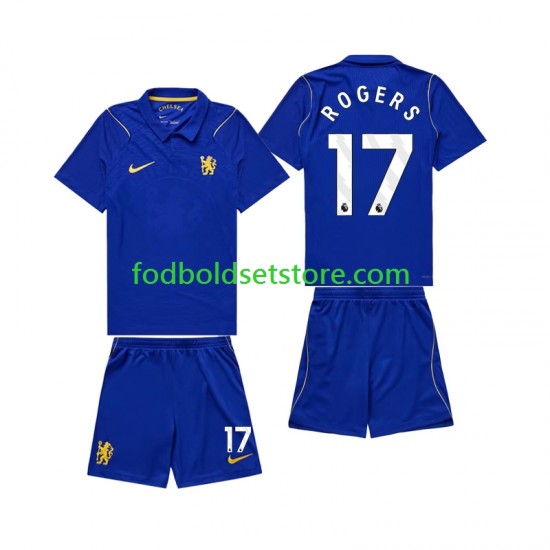 Trøje Chlesea Morgan Rogers 17 Hjemmebane 2026-2027 Kort ærmer ,Børn Fodboldsæt