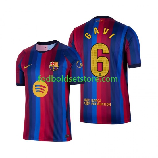 FC Barcelona Trøje Gavi 6 Hjemmebane 2026-2027 Kort ærmer ,Mænd