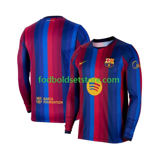 FC Barcelona Trøje Hjemmebane 2026-2027 Lange ærmer ,Mænd