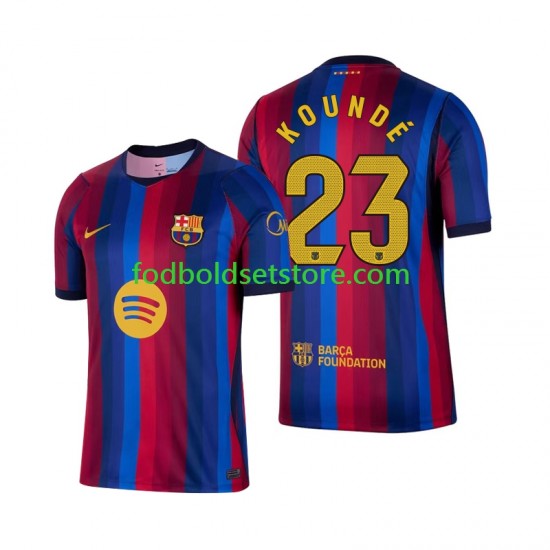 FC Barcelona Trøje Jules Kounde 23 Hjemmebane 2026-2027 Kort ærmer ,Mænd