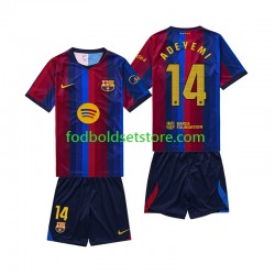 FC Barcelona Trøje Karim Adeyemi 14 Hjemmebane 2026-2027 Kort ærmer ,Børn Fodboldsæt