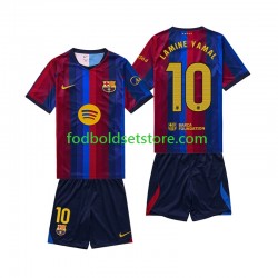 FC Barcelona Trøje Lamine Yamal 10 Hjemmebane 2026-2027 Kort ærmer ,Børn Fodboldsæt