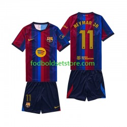 FC Barcelona Trøje Neymar JR 11 Hjemmebane 2026-2027 Kort ærmer ,Børn Fodboldsæt