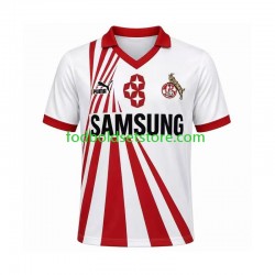 FC Köln Trøje 1990 1991 Retro Hjemmebane Kort ærmer ,Mænd