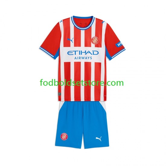 Trøje Girona Hjemmebane 2026-2027 Kort ærmer ,Børn Fodboldsæt