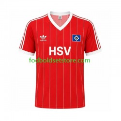 Hamburger SV Trøje 1983 Retro Udebane Kort ærmer ,Mænd