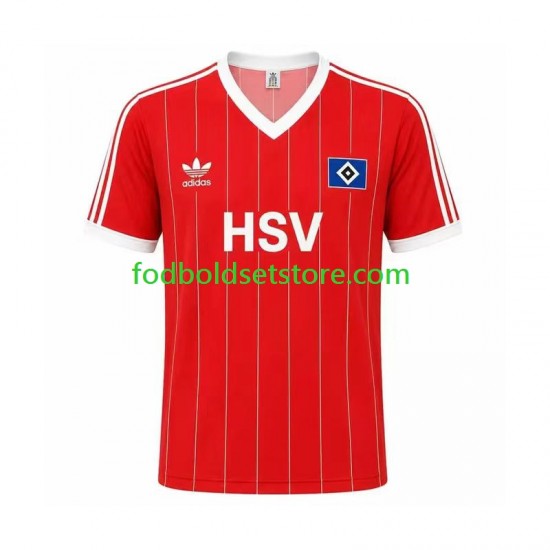 Hamburger SV Trøje 1983 Retro Udebane Kort ærmer ,Mænd