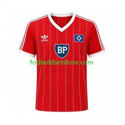 Hamburger SV Trøje 1984 Retro Udebane Kort ærmer ,Mænd