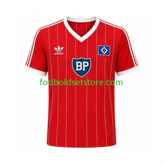 Hamburger SV Trøje 1984 Retro Udebane Kort ærmer ,Mænd