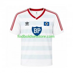 Hamburger SV Trøje 1986 Retro Udebane Kort ærmer ,Mænd