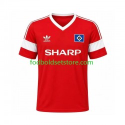Hamburger SV Trøje 1988 Retro Udebane Kort ærmer ,Mænd