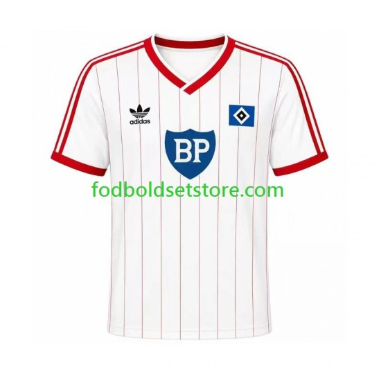 Hamburger SV Trøje 1984 Retro Hjemmebane Kort ærmer ,Mænd