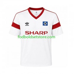 Hamburger SV Trøje 1988 Retro Hjemmebane Kort ærmer ,Mænd