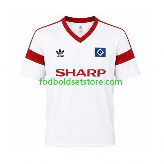 Hamburger SV Trøje 1988 Retro Hjemmebane Kort ærmer ,Mænd