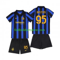 Inter Milan Trøje Alessandro Bastoni 95 Hjemmebane 2026-2027 Kort ærmer ,Børn Fodboldsæt