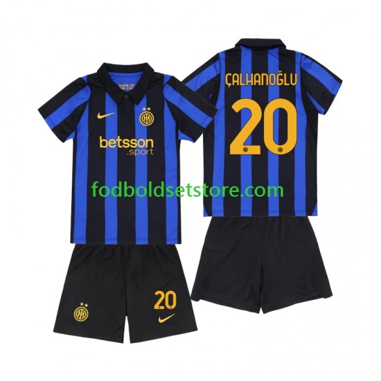 Inter Milan Trøje Hakan Calhanoglu 20 Hjemmebane 2026-2027 Kort ærmer ,Børn Fodboldsæt
