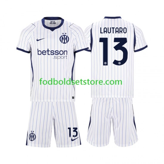 Inter Milan Trøje Lautaro Martinez 13 Udebane 2026-2027 Kort ærmer ,Børn Fodboldsæt
